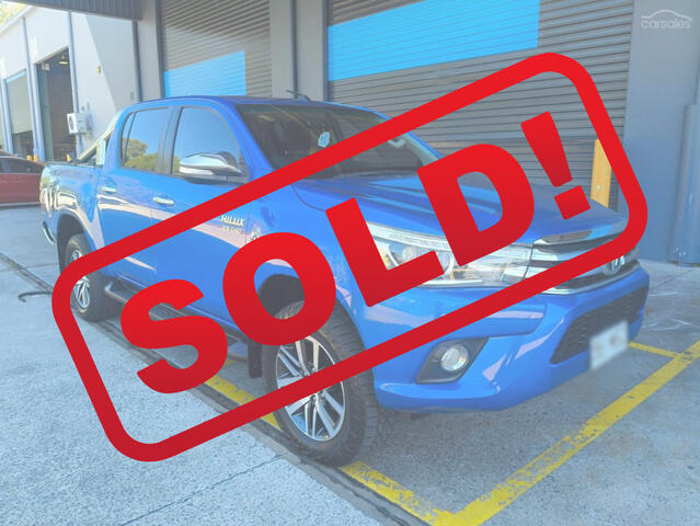 2016 Toyota Hilux SR5 Manual 4x4 Double Cab